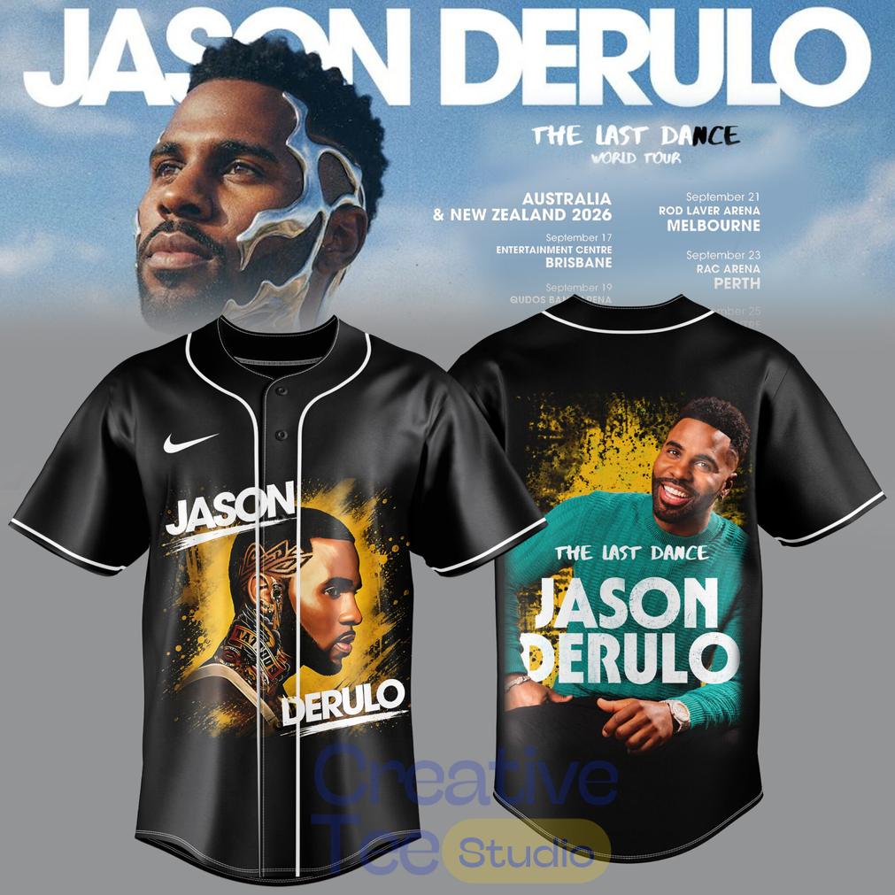 Jason Derulo The Last Dance World Tour Special Baseball Jersey Jason Derulo The Last Dance World Tour Special Baseball Jersey