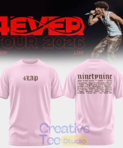 Jazeek – 4EVER Tour 2026 Pink T-Shirt
