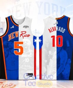 Jose Alvarado Stealth New York New Rico Basketball Jersey