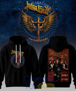 Judas Priest Faithkeepers 2026 Tour Rock Metal Black Edition Hoodie