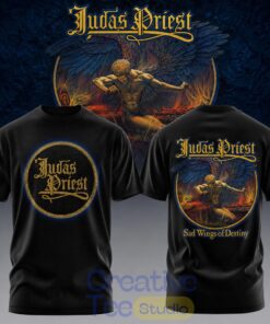 Judas Priest Faithkeepers 2026 Tour Wings Black Edition 3D Shirt