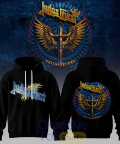 Judas Priest Faithkeepers 2026 Tour Wings Black Edition Hoodie