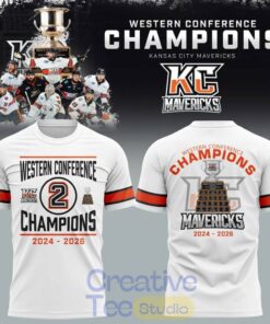 Kansas City Mavericks 2026 ECHL Western Conference Champions T-Shirt