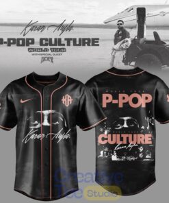 Karan Aujla P-Pop Culture World Tour Baseball Jersey