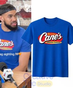 Karl Anthony Towns KAT Raising Canes Chicken Fingers Logo Shirt