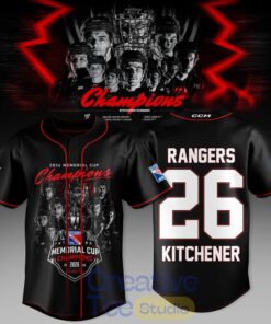 Kitchener Rangers 2026 Memorial Cup Champions Special Jersey