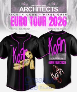 Korn Band Euro Tour 2026 Baseball Jersey