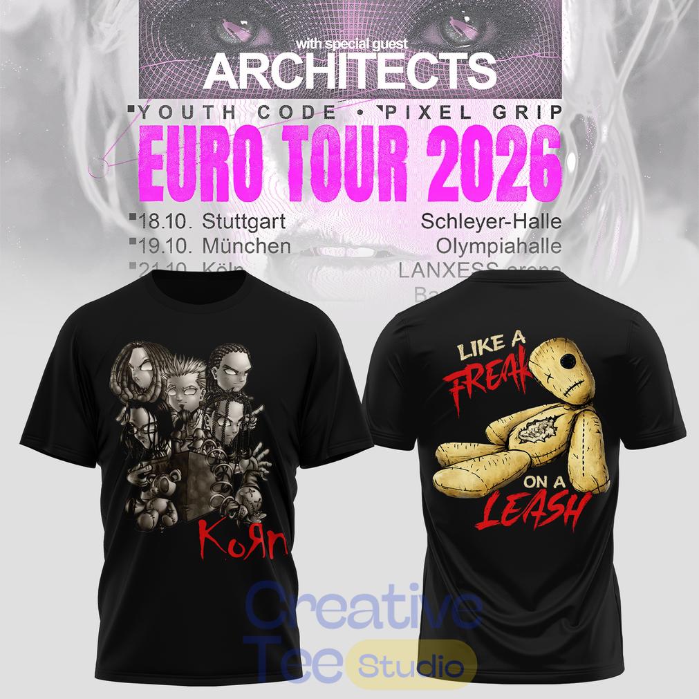 Korn Band Euro Tour 2026 Shirt Korn Band Euro Tour 2026 Shirt