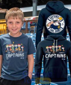 Lake County Captains 2026 Peanuts Game Day Celebration Tee Hoodie