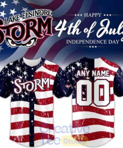 Lake Elsinore Storm 4th of July Baseball Jersey