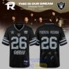 Las Vegas Raiders x Fuerza Regida Special Football Jersey
