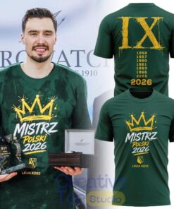 Legia Warsaw Basketball Polish Champions 2026 T-Shirt