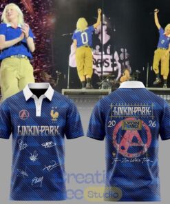 Linkin Park x From Zero World Tour 2026 Vive la FRANCE Polo