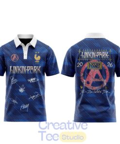 Linkin Park x From Zero World Tour 2026 Vive la FRANCE Polo