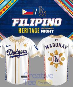 Los Angeles Dodgers Filipino Heritage Night Limited Baseball Jersey