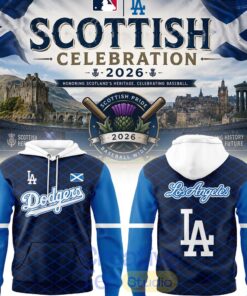 Los Angeles Dodgers Scottish Celebration 2026 Hoodie