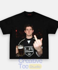Los Angeles Kings Jonathan Quick Drunk Middle Finger Shirt