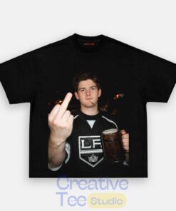 Los Angeles Kings Jonathan Quick Drunk Middle Finger Shirt
