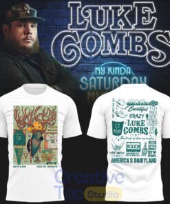 Luke Combs “My Kinda Saturday Night Tour” 2026 x GB Packers T-Shirt