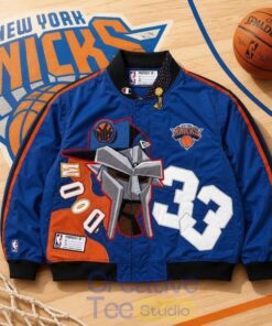 MF DOOM x New York Knicks Champions Bomber Jacket 2026 MF DOOM x New York Knicks Champions Bomber Jacket 2026