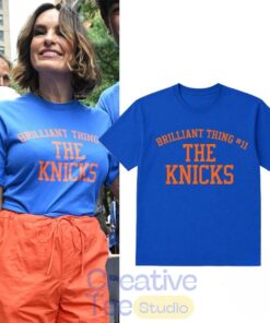 Mariska Hargitay Brilliant Thing #11 The Knicks Parade T-Shirt Mariska Hargitay Brilliant Thing #11 The Knicks Parade T-Shirt