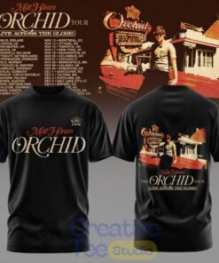 Matt Hansen The Orchid Tour 2026 Special Black T-Shirt