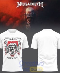Megadeth European Dates for Their 2026 Farewell Tour T-Shirt
