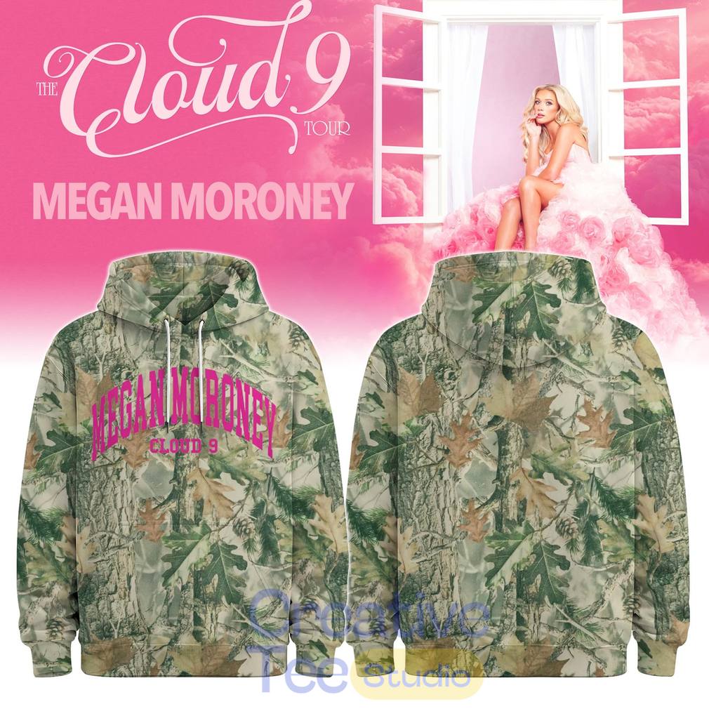 Megan Moroney The CLOUD 9 Tour Camo Tee Hoodie Megan Moroney The CLOUD 9 Tour Camo Tee Hoodie