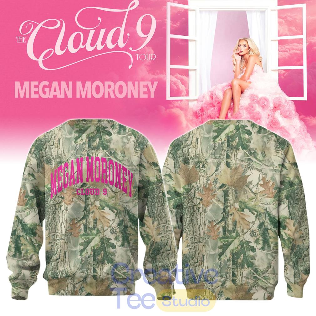 Megan Moroney The CLOUD 9 Tour Camo Tee Hoodie Megan Moroney The CLOUD 9 Tour Camo Tee Hoodie