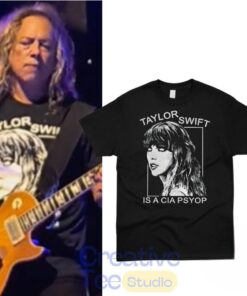 Metallica Kirk Hammett Taylor Swift Is A CIA Psyop Shirt