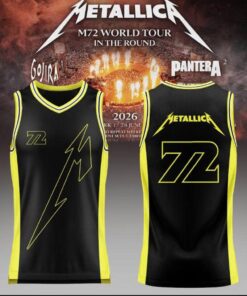 Metallica – M72 World Tour 2026 Basketball Jersey