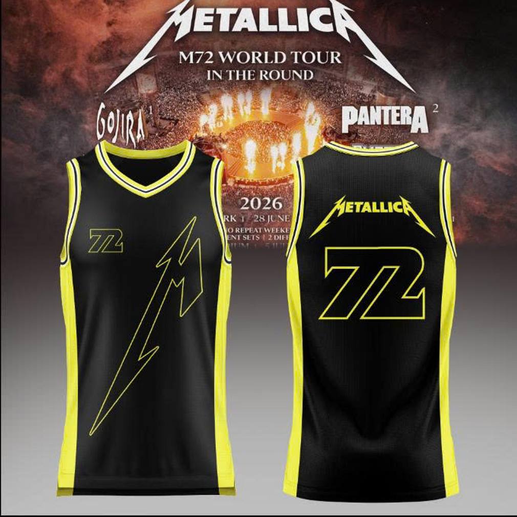 Metallica - M72 World Tour 2026 Basketball Jersey Metallica - M72 World Tour 2026 Basketball Jersey