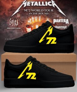 Metallica – M72 World Tour ‘All Black’ Special Air Force 1 Shoes