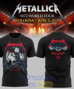 Metallica M72 World Tour Bologna 2026 T-Shirt
