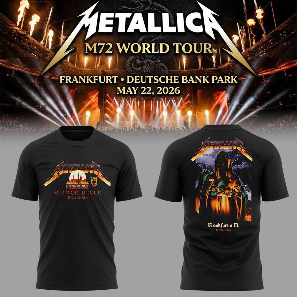 Metallica - M72 World Tour Frankfurt 2026 Tee Metallica - M72 World Tour Frankfurt 2026 Tee