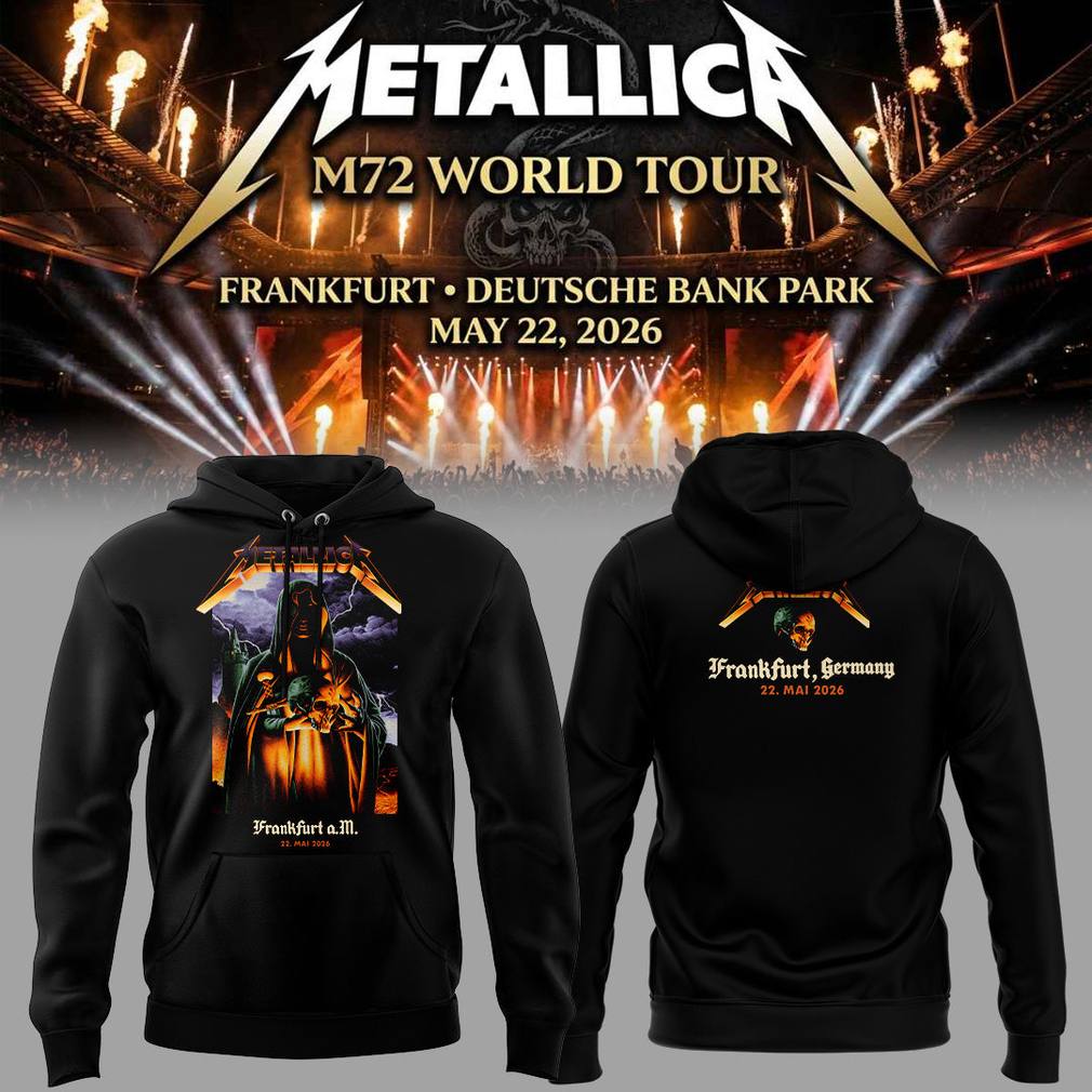 Metallica - M72 World Tour Frankfurt '26 Hoodie Metallica - M72 World Tour Frankfurt '26 Hoodie