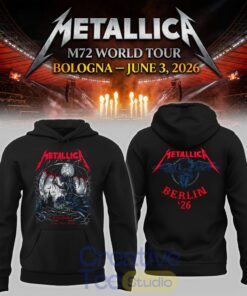 Metallica #M72Bologna Italy Hoodie