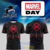 Miami Marlins Marvel Spider-Man Miles Morales Special T-Shirt
