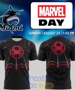 Miami Marlins Marvel Spider-Man Miles Morales Special T-Shirt