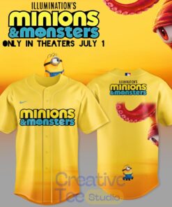 Minions & Monsters Movies Exclusive Baseball Jersey