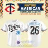 Minnesota Twins 2026 Native American Heritage Night Baseball Jersey