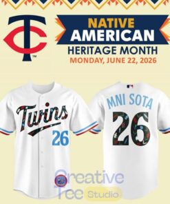 Minnesota Twins 2026 Native American Heritage Night Baseball Jersey