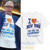 Mitchell Modell We Are The Champions Knicks Pigeon T-Shirt