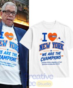 Mitchell Modell We Are The Champions Knicks Pigeon T-Shirt
