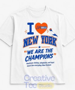 Mitchell Modell We Are The Champions Knicks Pigeon T-Shirt