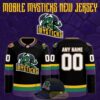 Mobile Mysticks 2026 New Black Custom Hockey Jersey