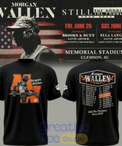 Morgan Wallen x Clemson Tigers Football “Still The Problem Tour 2026” Memorial Stadium T-Shirt