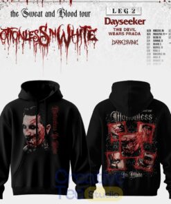 Motionless In White Leg 2 of The Sweat And Blood Tour 2026 Special Hoodie