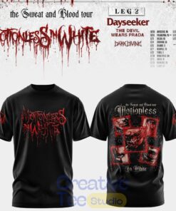 Motionless In White Leg 2 of The Sweat And Blood Tour 2026 Special Tee