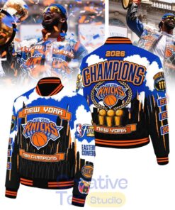 NY Knicks 2026 NBA Finals Champions Bomber Jacket